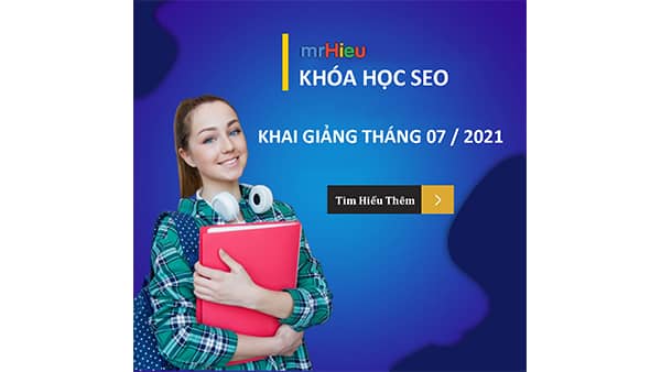 Lịch học seo tháng 7/2021